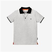 The Qt, Grey Marl Polo Tee, 4-5 Years QF-TS-210-303/5