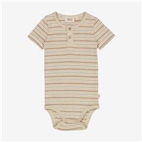 Wheat, Dusty Stripe Placket Body, 12-18 Months 9125h-109/4