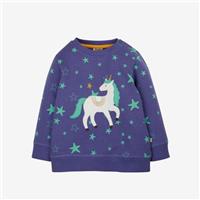 Frugi, Sammy Sweatshirt Cosmic Unicorn, 12-18 Months JUS207MSW/4