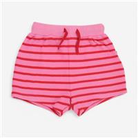 Frugi, Pink Striped Jersey Shorts, 6-12 Months B31722986021/1