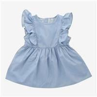 Hunter And Boo, Chambray Frill Dress, 4-5 Years 20034-401/9