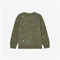 John Lewis, Dino Print Crew Neck Sweater, 5-6 Years 453446/3