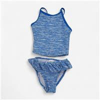 Marks And Spencer, Tankini Blue Waves Ruffled Waist, 3-6 Months A8062C7C2288/1