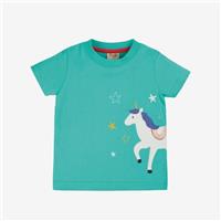 Frugi, Avery Applique Top Cosmic Unicorn, 12-18 Months TTS206PQU/10