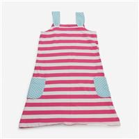 Kite, Sun Dress Pink Stripes & Blue Spots, 10-11 Years 7BDBF5774081/1