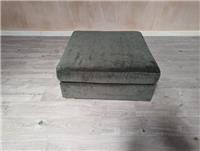 Marks and Spencer M&S Moss Green Luxury Plush Fabric Family Footstool RRP £499
