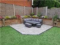 Signature Weave Charlotte Grey Outdoor/Garden Corner Dining Sofa Set RRP £1482