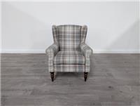 Marks and Spencer M&S Highland Dove Grey Cosy Tartan Fireside Armchair RRP £899
