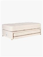 OKA White Cotton Single Envelope Bed - Trundle Bed RRP £2495