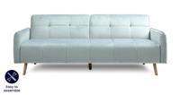 DFS Raine Light Blue 3 Seater Double Click Clack Sofa Bed RRP £499