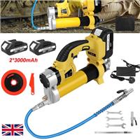 Electric Cordless Grease Gun 8000PSI with 2x 3000mah Battery Charger Heavy Duty