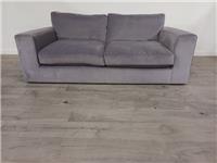 Marks and Spencer M&S Aspen Light Grey Aquaclean Velvet 3 Seater Sofa RRP £1199