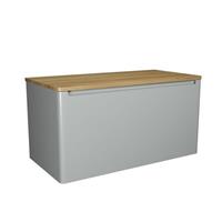Crosswater Artist 1000 Storm Grey Single Drawer Unit & Oak Worktop RRP £1125