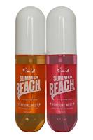 Summer Beach Perfume Mist Spray Duo Caramel 100ml Tropical 100ml - Standard Regular Size
