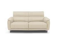 Furniture Village Moet Bone China Leather 3 Seater Power Recliner Sofa RRP £2195