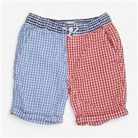 Boden, Shorts Woven Gingham Red And Blue, 11-12 Years 9C4379EED30E/1