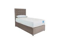 Furniture Village Sleep Story Taupe Single 2 Drawer Divan No Headboard RRP £749