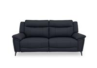 Furniture Village Panache Navy Leather 3 Seater Power Recliner Sofa RRP £1495