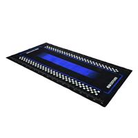 Oxford Workshop Motorcycle Garage Mat Pitlane Dark Blue Bike Mats 200 x 100cm