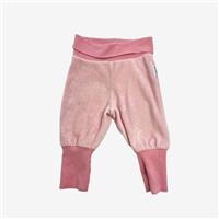 Maxomorra, Pink Velour Joggers, 3-6 Months 105395/1