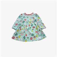 John Lewis, Blue Ducky Ls Jersey Dress, 3-6 Months 106458/1