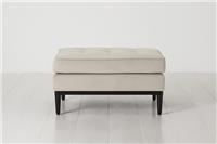 Swyft Model 02 Ottoman Footstool - Bone Velvet RRP £629