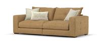 Sofology Artisan Tan/Natural Mix Character Leather 4 Seater Split Sofa RRP £2299