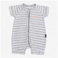 Bonds, Wondersuit White And Grey Stripe Romper, 3-6 Months 6A1CBD6E8D70/1