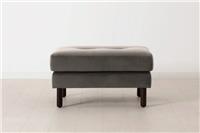Swyft Model 04 Ottoman Footstool - Elephant Velvet RRP £359