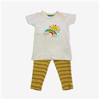 Little Green Radicals, Sunshine And Rainbows T-Shirt And Leggings, 9-12 Month...