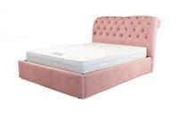 DFS Windsor Blush Pink Velvet King Size Ottoman Storage Bedframe RRP £1885