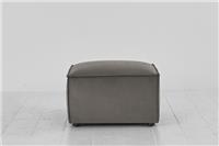 Swyft Model 03 Ottoman Footstool - Elephant Velvet RRP £359