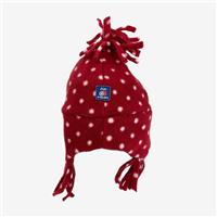 Jojo Maman Bebe, Jojo Red Fleece Polka Dot Snow Hat, 0-12 Months 122478m/1