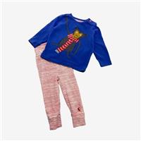 Joules, Monkey Applique Tee And Red Stripe Leggings Set, 3-6 Months 101517/1