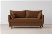 Swyft Model 08 2.5 Seat Sofa Bed - Chestnut Faux Leather RRP £1799