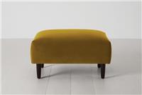 Swyft Model 05 Ottoman Footstool - Mustard Velvet RRP £499