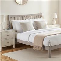 Dusk Dartmouth Taupe Pine Single Bed Frame RRP £187