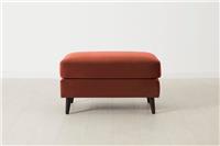 Swyft Model 10 Ottoman Footstool - Brick Velvet RRP £599