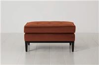 Swyft Model 02 Ottoman Footstool - Umber Velvet RRP £629