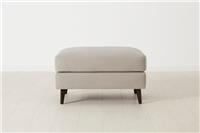Swyft Model 10 Ottoman Footstool - Bone Velvet RRP £599