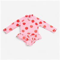 Marks And Spencer, Full Pink Strawberry Swim Suit , 2-3 Years 31FFD6C380C5/2