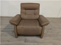 Stressless Mary Paloma Taupe Leather Armchair RRP &pound;2554
