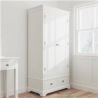 Big Furniture Warehouse Brooklea White 2 Door Double Wardrobe RRP 499.99