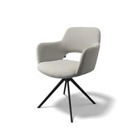 Modulax Julien 6585 Natural Vegas Plain Weave Swivel Base Dining Chair RRP £529