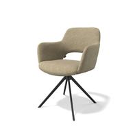 Modulax Julien 6585 Arlan Caramel Fabric Swivel Base Dining Chair RRP £279