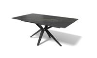 Modulax Haku Black Ceramic Electric Extending Dining Table 160x100cm RRP £2395