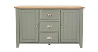 DFS Sloane Oak 3 Drawer Sideboard RRP £599
