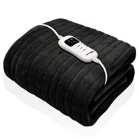 Dreamcatcher Black Electric Throw Heated Soft Fleece Timer Settings Soft Blanket