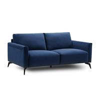 Nest Gustav 4106 Atlantic Blue & Black Metal 3 Seater Sofa RRP &pound;1499