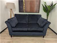 Marks and Spencer M&S Scarlett Navy House Plush Velvet 2 Seater Sofa RRP £1199